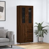 The Living Store Visoka komoda rjav hrast 69,5x34x180 cm inženirski les - Visoka Omara, (21430599) | Shoptok.si