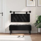  Držeće uzglavlje Zidne Crna 100 x 55 x 7 cm Baršun - Crna 90 cm bez LED | shoptok.hr