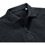 RUSSELL Czarna koszulka męska polo Pure Organic | shoptok.hr