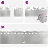  Rubnjaci za travnjak 10 pcs 103 x 0,05 x 22 cm Cinkani čelik | shoptok.hr