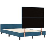 s opruga kutije Tamno plava 120 x 200 cm Baršun | shoptok.hr