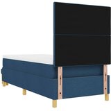 s opruga kutije s uzglavljem Plava 200 x 100 cm tkanina | shoptok.hr
