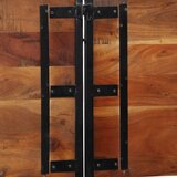  Uzglavlje 200 cm Puno drvo, obrađeno i željezo | shoptok.hr