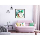  Poster - Tropical Mosaic with Coconut (Square) 20x20 | shoptok.hr