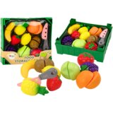  Dječji set voća s magnetom i nožem za rezanje - zelena | shoptok.hr