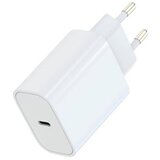 MW Stenski polnilnik USB-C za pametne telefone Power Delivery 20 W, Bela, (22125895) | Shoptok.si
