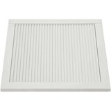  Vrata za omarico z letvicami 4 kosi bela 39,5x49,4 cm borovina, (21413212) | Shoptok.si