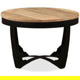  Stranska mizica iz neobdelanega mangovega lesa 60x40 cm | Shoptok.si