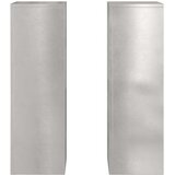  Stalak za biljke 2 pcs Srebrno 24 x 24 x 75 cm Nehrđajući čelik | shoptok.hr