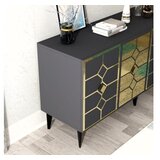Hanah home irmak - anthracite, gold anthracitegold console | ePonuda.com