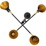Candellux luster/visilica-less viseća lampa 4X40W E14 crna mat | ePonuda.com