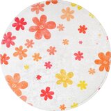 Vitaus Narančasti/boje slonovače periv dječji tepih ø100 cm Fall Flowers – | shoptok.hr