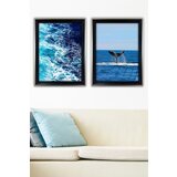 Wallity SGC7436502515576 multicolor decorative framed painting (2 pieces) Cene