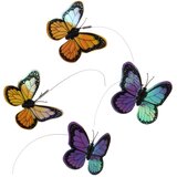  Mačja igrača Funny Butterfly - 4 kosi nadomestnih metuljev (4 kosi = 1 set) | shoptok.hr
