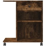  Stalak za pisač s kotačima boja hrasta 60 x 40 x 68,5 cm | Eponuda.com