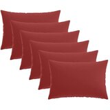  Presvlaka za jastuk 6 pcs HEERLEN Vinska crvena 40 x 60 cm - boja crnog vina 40 x 60 cm 6 | shoptok.hr