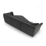 Cosmopolitan Design Tamno siva baršunasti kutna garnitura Tokyo – | shoptok.hr
