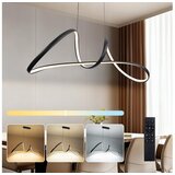  Brilagi-LED prigušiva luster na sajli TWISTER LED/60W/230V 3000-6000K crna + daljinski upravljač | Eponuda.com