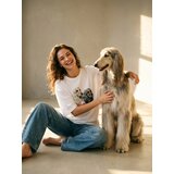 Sinsay Pamučna majica s printom pasa | shoptok.hr