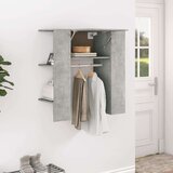 vidaXL ormarić za hodnik boja betona 97,5x37x99 cm konstruirano drvo | shoptok.hr