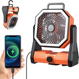 Generic Osebni zunanji šotorski ventilator USB za kampiranje, delovna mesta, orkane, izpade elektrike, (21132697) | Shoptok.si
