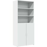 vidaXL Visoka omara bela 80x42,5x185 cm inženirski les | Shoptok.si