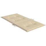  Jastuci za vrtne stolice 4 kom bež 100 x 50 x 3 cm od tkanine | shoptok.hr