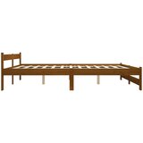  Okvir za krevet od masivne borovine boja meda 160 x 200 cm | shoptok.hr