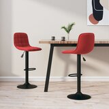 Furnova Barski stolčki 2 kosa vinsko rdeč žamet, (22056045) | Shoptok.si