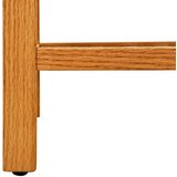 vidaXL Stojalo za čevlje s 3 policami 50x27x60 cm trdna hrastovina | Shoptok.si