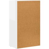  Strani šal Visok sijaj bela 59 x 35 x 100,5 cm Konstruiran les, (5000107735) | Shoptok.si