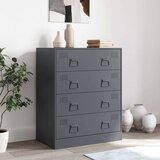 vidaXL Komoda antracit 67 x 39 x 83 cm čelična | shoptok.hr