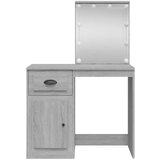  Toaletni stolić s LED svjetlima sivog sonome 90x42x132,5 cm | shoptok.hr