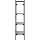  Regal za knjige 4 razine boja hrasta 56x31 5x138 5 cm drveni | shoptok.hr