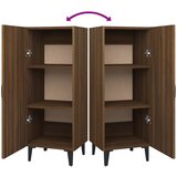  Komoda boja smeđeg hrasta 34,5x34x90 cm konstruirano drvo | Eponuda.ba