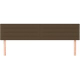  Uzglavlja tamnosmeđa 160x5x78/88 cm od tkanine | shoptok.hr