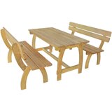  Pivski stol s 2 klupe od impregnirane borovine | shoptok.hr