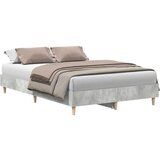  Posteljni okvir brez vzmetnice betonsko siv 135x190 cm, (21792958) | Shoptok.si