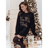 DStreet Sweter damski one size MIU MIU z napsiem czarny Cene