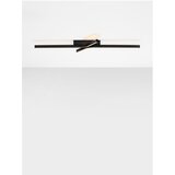 Nova Luce Mat crna LED stropna svjetiljka aluminijska s mogućnosti zatamnjivanja 50x100 cm Akro &amp;ndash; Slike