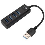 Asonic 4port Hub USB 3.0, Tip A, plastično kućište N-UH3496 | shoptok.hr