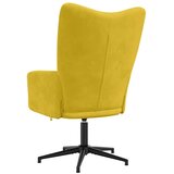  Stolica za opuštanje boja senfa baršunasta | shoptok.hr