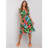 Fashion Hunters Black and red pleated dress Cene