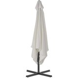  Vrtni suncobran s čeličnom šipkom 250 x 250 cm boja pijeska | shoptok.hr