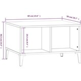  Stolić za kavu sjajni bijeli 60x50x36 5 cm konstruirano drvo | shoptok.hr