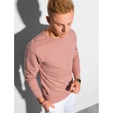 Ombre Clothing Men's sweatshirt B1153 braon | ružičasta