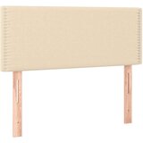  Box spring s madracem LED krem 120 x 200 cm od tkanine | shoptok.hr