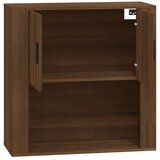  Stenska omarica rjav hrast 80x33x80 cm inženirski les, (20653914) | Shoptok.si