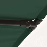  Zunanji senčnik z aluminijastim drogom 2x1,5 m zelen, (20610404) | Shoptok.si