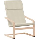  Stol za sproščanje s stolčkom za noge krem blago, (20699104) | Shoptok.si